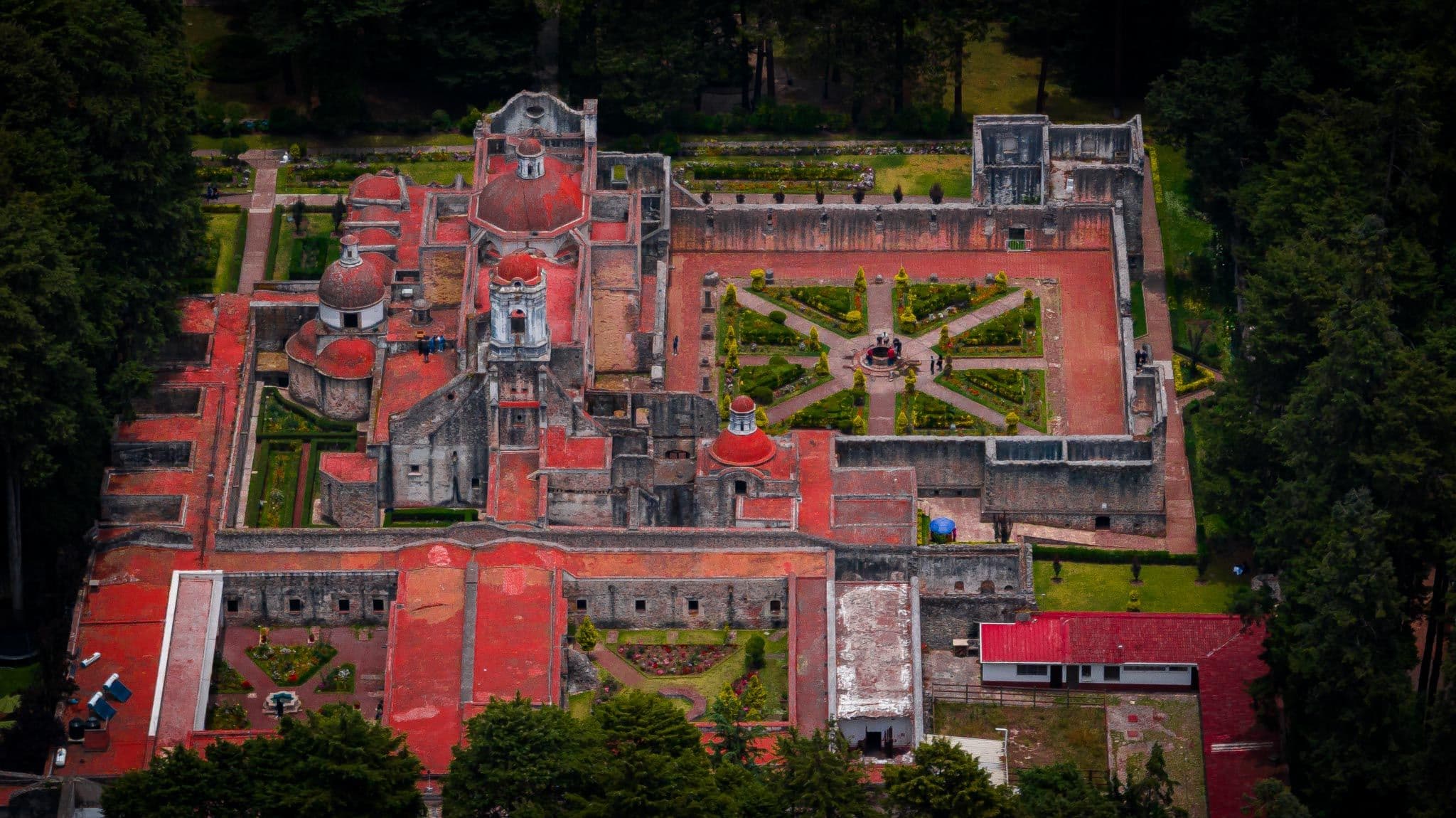 Ex Convento · Los Leones — fotografía aérea con drone de CDMX, 2022