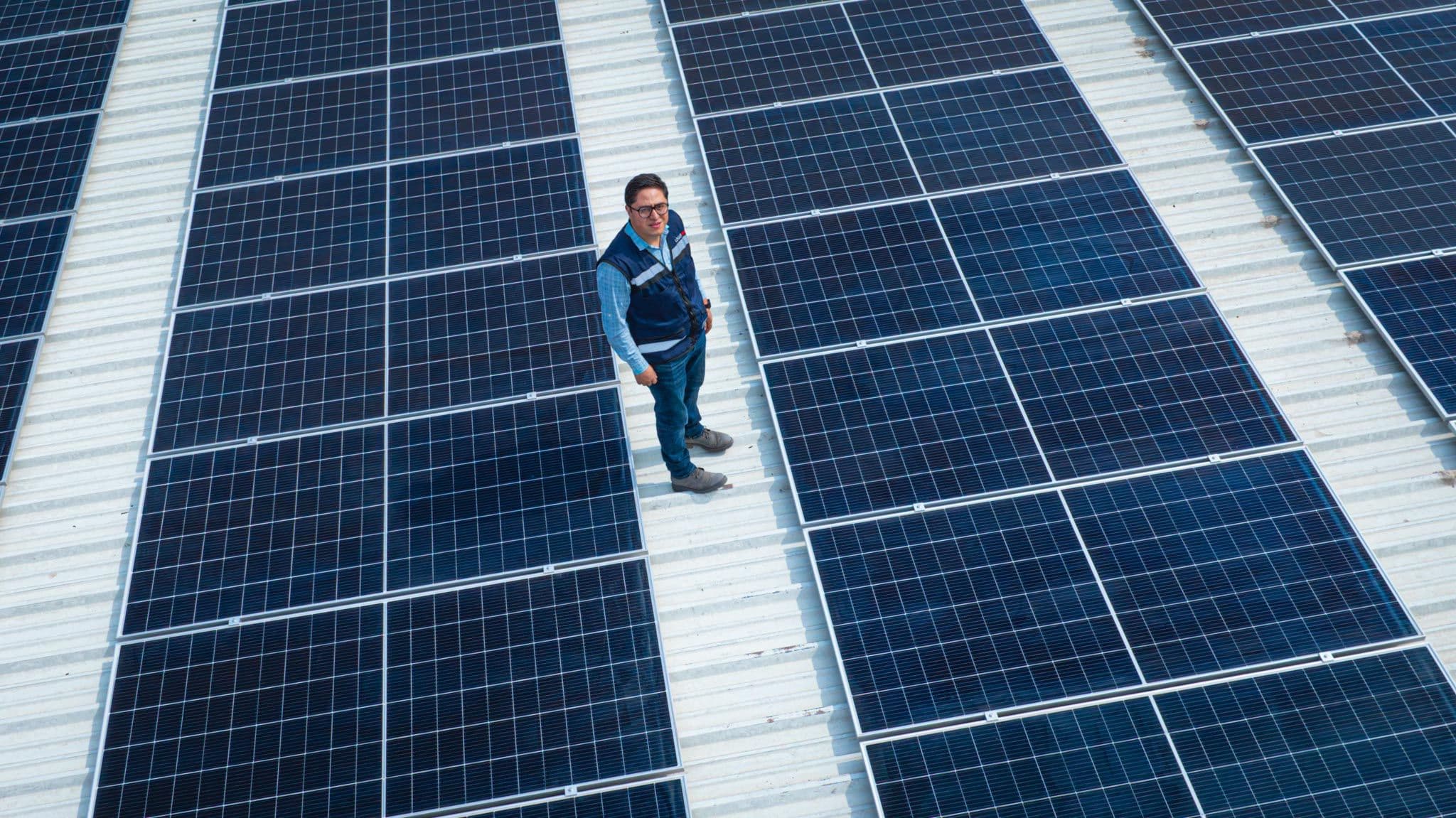 Paneles Solares · detalle — fotografía aérea con drone de CDMX, 2025