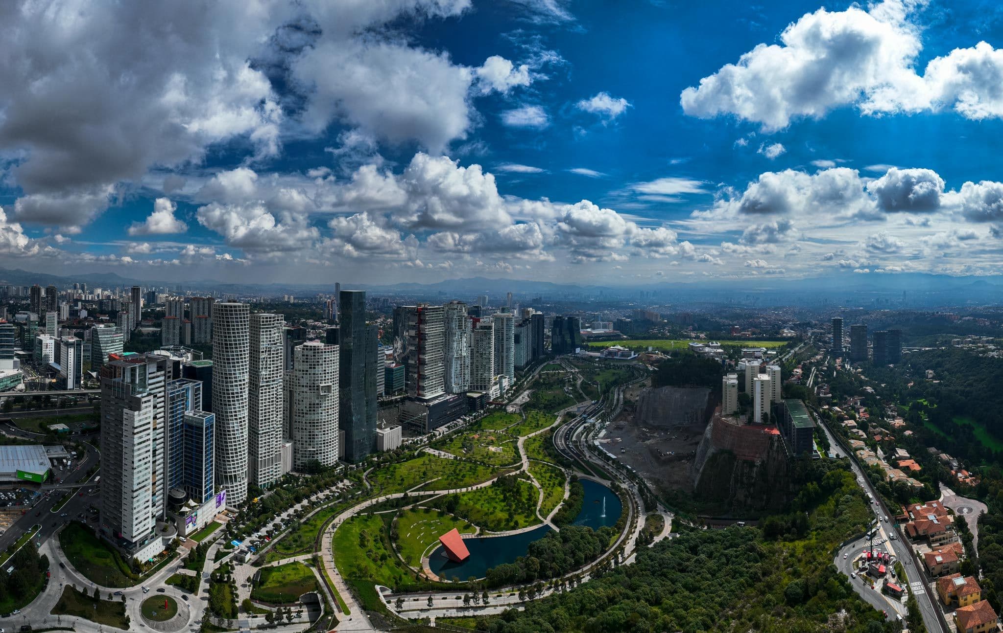 Santa Fe · La Mexicana — fotografía aérea con drone de CDMX, 2023