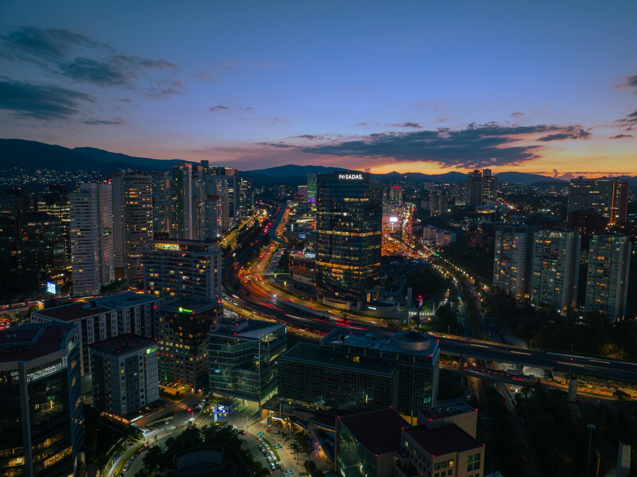 Santa Fe · Posadas — fotografía aérea con drone de CDMX, 2023
